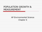 Environmental Science Population