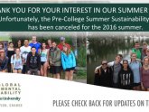 Environmental Science Summer Programs