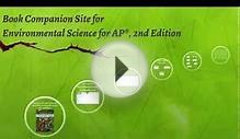 Book Companion Site for Environmental Science for AP, 2nd