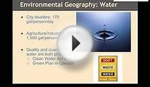 U S and Canada Environmental Geography